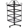 thumbnail image 1 of 1 Pc Iron Square Rotating Rack Household Jewelry Storage Rack Display Rack, 1 of 8