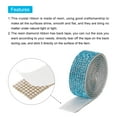 thumbnail image 4 of Uxcell 3Roll 3 Yards 18mm Self Adhesive Diamond Ribbon for  Arts & Crafts,Light Blue,Light Green,Light Pink, 4 of 7