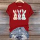 thumbnail image 1 of TaTaai Womens Casual Printed Short Sleeve T Shirt Round Neck Loose Fit Soft Blouse Fashion Easter Graphic Tee Lightweight for Spring Summer Daily Work Vacation Gift, 1 of 6