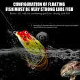 thumbnail image 6 of 2PC Large Frog Lure Thunder Frog Soft Plastic Topwater Bait for Fishing Hook Efficiency, 6 of 8