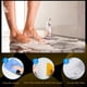 thumbnail image 3 of Pegatinas para bañera, discos de seguridad, cinta adhesiva para bañeras resbaladizas, escaleras de piso de ducha (calcomanías antideslizantes, transparente, 20 unidades), 3 of 5