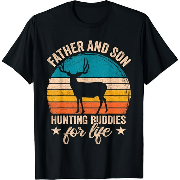 Father And Son Hunting Buddies For Life Apparel, Mule Deer T-Shirt