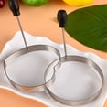 thumbnail image 2 of Advancent Molde de huevo frito, portátil, redondo, reutilizable, lavable, pulido, hogar, cocina, pastel, molde, herramienta, accesorios con Type6 NO6, 2 of 6