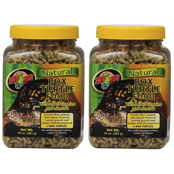 Alimento para Tortugas Zoo Med Paquete de 2 de 283 g Cada Uno Pellets Naturales