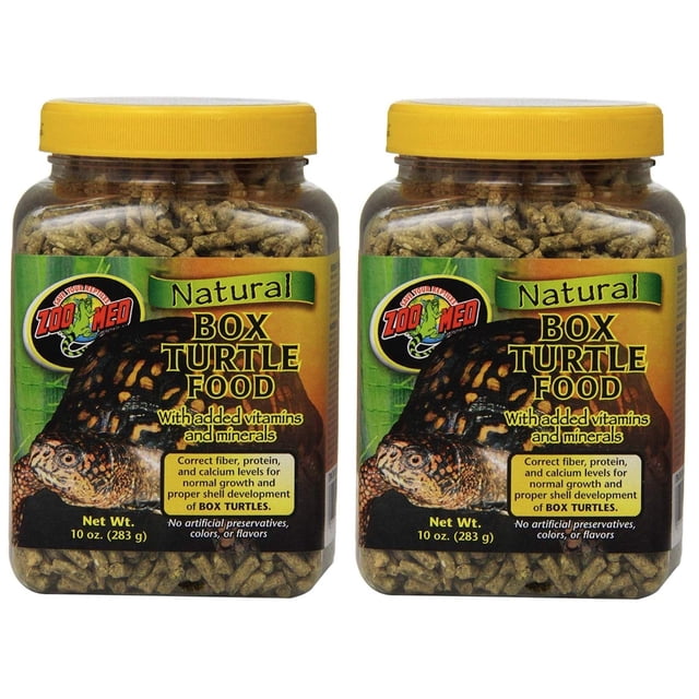 Alimento para Tortugas Zoo Med Paquete de 2 de 283 g Cada Uno Pellets Naturales