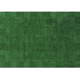thumbnail image 1 of Ahgly Company Indoor Rectangle Oriental Emerald Green Modern Area Rugs, 2' x 4', 1 of 4
