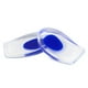 thumbnail image 1 of Plantillas de talón con amortiguación en forma de U, amortiguación, alivio de molestias, gel suave, corrector, almohadillas para zapatos, para tendinitis, azul, L, 1 of 14