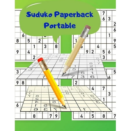 Suduko Paperback Portable : How to be good at maths - brain workout tips and techniques to train your mind with expert soduko this (Best Way To Train Your Brain)