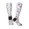 thumbnail image 5 of Lsque Tribal Style Turtle Printed Crew Socks Men's Women's LightWeight Thin Casual Calf Socks ,Knee High Socks,Cotton Socks, 5 of 9