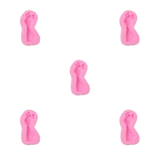Kearding Molde de silicona de animales de dibujos animados para boda, hogar, comedor, pastel, pudín, molde para hornear, Fondant casero, Type8 NO8