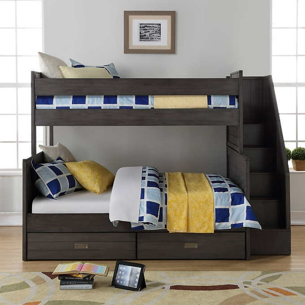 Dylan Twin over Double Bunk Bed Walmart
