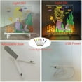 thumbnail image 3 of LED Note Board with Colors, Acrylic Dry Erase Board with Light, Glowing Acrylic Message Marker Board, Light up Dry Erase Board with Stand as a Glow Memo Board Note Acrylic Drawing Board, 3 of 5
