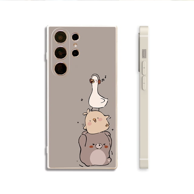Disfrute de la máxima protección y estilo con una funda de teléfono de goma TPU con dibujos animados para iPhone
