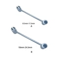thumbnail image 4 of Scienceny Herramienta de ajuste de bisagra de puerta Alineación en espacios estrechos Llaves ajustables Llave de costura Llave de bisagra Artesanía 18-24.5 mm, 4 of 6