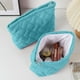 thumbnail image 5 of Bolsa de belleza con patrones intrincados, bolsa de cosméticos de punto, color block, portátil, estilo de moda, bolsillo para lápices, bolsillo de viaje, bolsillo de tocador, bolsillo de, 5 of 8