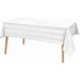 thumbnail image 2 of Clear PVC Tablecloth ;x; Oil-Proof Transparent Vinyl Table Cloth Rectangle Table Wipe Clean for Easy Maintenance Table Cover for Dining Picnic Camping Outdoor, 2 of 7