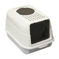 thumbnail image 1 of GROWTH TANK Enclosed Cat Litter Box Kitten Litter box Litter Tray Foldable Large Detachable Gray, 1 of 9