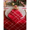 thumbnail image 7 of DII Holly Berry Plaid Tablecloth, 7 of 7