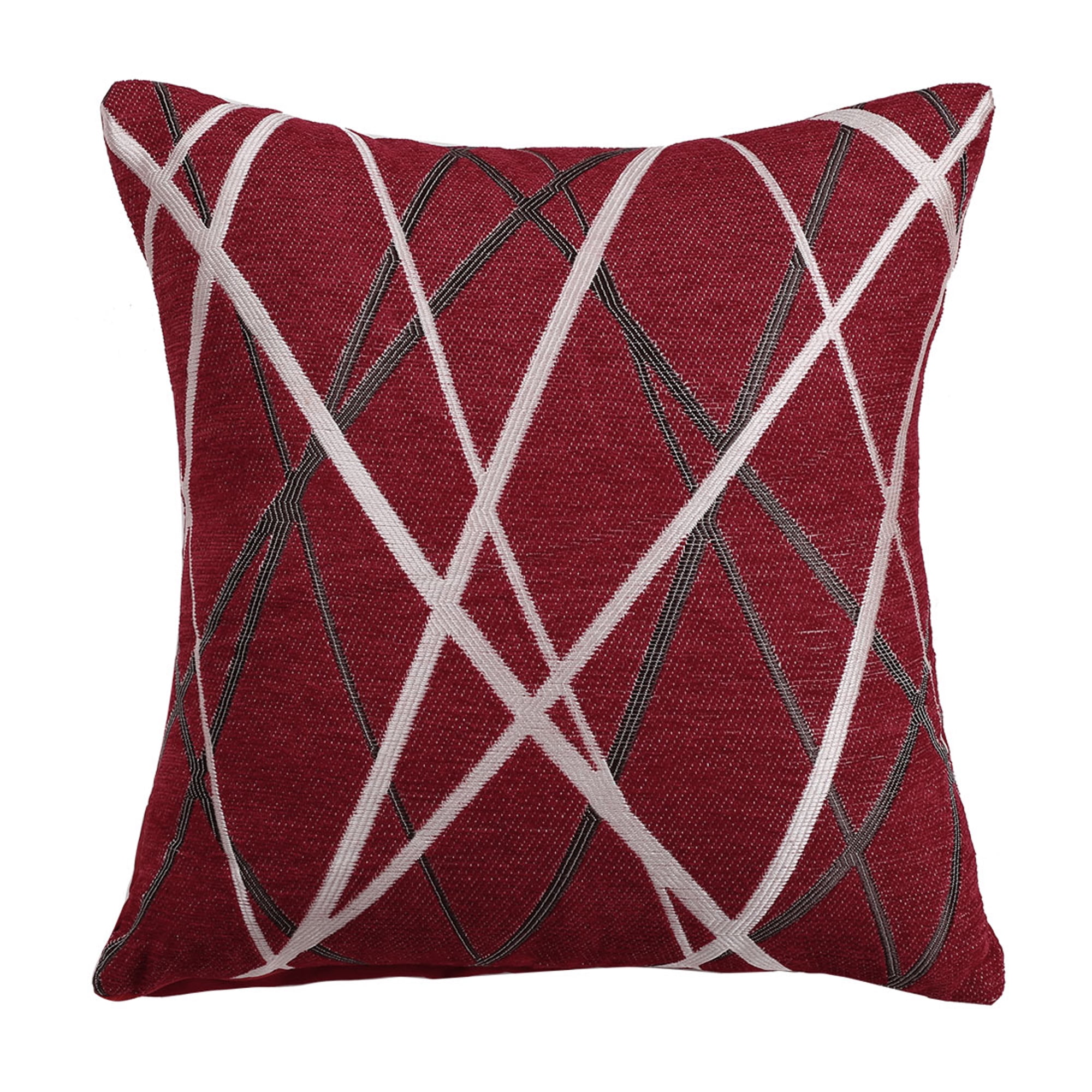 PiccoCasa Decorative Pillow Covers Soft Velvet Stripe Throw Pillow Case
