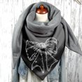 thumbnail image 4 of Women With Diamond Series Printing Scarf Fashion Multi-Purpose Shawl Scarf, 4 of 9