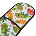 thumbnail image 2 of Dailycode Double Sided Oven Mitt with Loop Heat Resistant Kitchen Long Potholders 7" x 35" Colorful Chameleon, 2 of 6