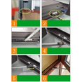thumbnail image 5 of Restrictor de ventana, limitador de ventana y puerta de acero inoxidable, controlador de ángulo de dos enlaces para ventana interior Nuevo BXK, 5 of 5