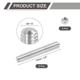 thumbnail image 2 of 3/8"-16 Fully Threaded Rod, 6Pack 304 Stainless Steel 2.8" Long Threaded Screw, 2 of 7
