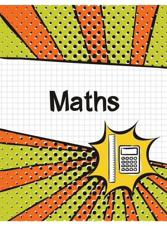 Maths Graph Paper Notebook: (Large, 8.5"x11") 100 Pages, 4 Squares per Inch, Math Graph Paper Composition Notebook for Students, (Paperback)
