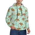 thumbnail image 2 of Daiia Cute Sea Turtles for Men's Fashion Hoodies & Sweatshirts with Kangaroo Pocket Hooded Sweatshirt Breathable & Moisture Wicking-Medium, 2 of 7