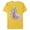 Yellow, variant on Disney Rapunzel Watercolor T-Shirt- Short Sleeve Blended T-Shirt for Adults - Customized-Denim Snow Heather
