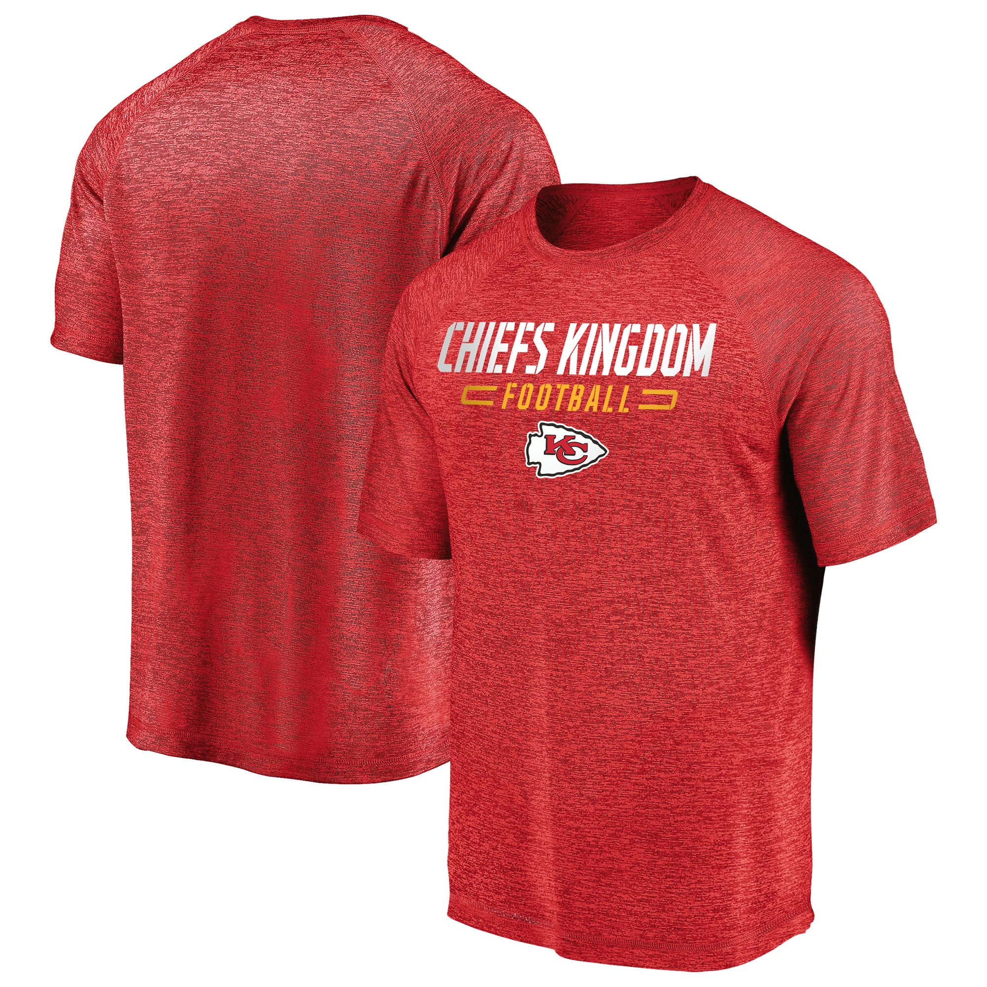 Kansas City Chiefs Majestic Iconic Striated Hometown TShirt Red