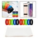 thumbnail image 1 of Bandas de silicona,Cinta elástica de vaso de bandas de silicona de sublimación,Soporte de papel para botellas de agua resistente al calor,Bandas de Silicona para Vasos perfecl Bandas de silicona, 1 of 6