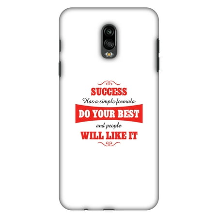 Samsung Galaxy J7 Plus Case, Premium Handcrafted Printed Designer Hard ShockProof Case Back Cover for Samsung Galaxy J7 Plus SM-C710F - Success Do Your (Best Phone For Your Buck)