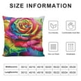 thumbnail image 5 of ARISTURING Flower Universal Pillow Cover Cushion Cover Sofa Fabric Cushion Cover Home Decoration, 5 of 5
