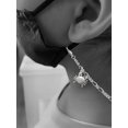 thumbnail image 2 of Silvertone Antiqued Crab Silvertone Face Mask Necklace, 2 of 2