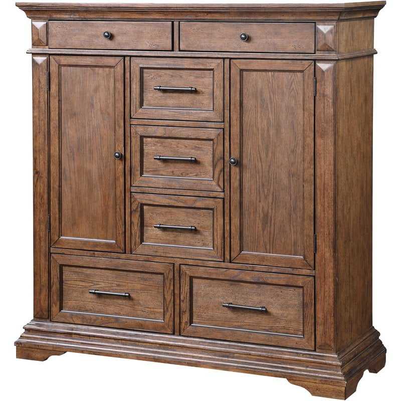 New Classic Furniture Mar Vista Solid Wood 6Drawer Door Chest in
