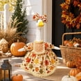 thumbnail image 5 of Fall Harvest Porch Goose Outfit, Rustic Thanksgiving Autumn Costume Kit, Country‑style Seasonal Dress Accessories Suitable for 23 Inch Large Porch Goose Statue, Three styles to choose, 5 of 6