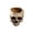 White, variant on Hollow Skull Planter Decorative Prop for Indoor Outdoor Use Realistic Skull Head Design for Halloween and Home Decor