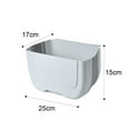 thumbnail image 2 of Over The Cabinet Plastic Trash Holder Stable Durable Trash Cans for Home Office Hotel Shops, 2 of 4