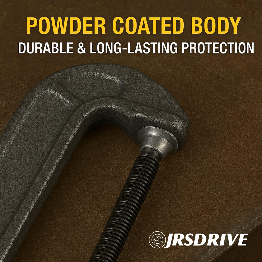 Jrsdrive C Clamps, Carbon Steel (8 inch)