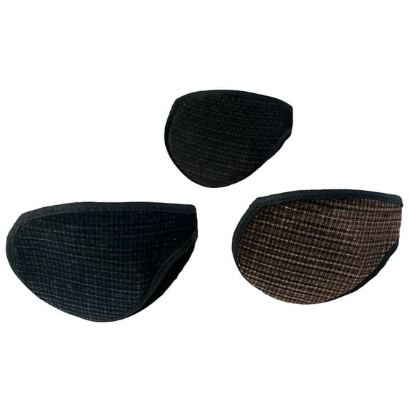 Pack of 3, Unisex Super Soft Plush Fleece Earmuff Warmer Outdoor Earmuffs for Winter Warm Accessory