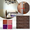 thumbnail image 4 of Good Decoration Home Wall Decor Home Wall Decor Soft Foam Soft Foam Panels Tile Stone XPE Foam 3D Self-Adhesive, 4 of 4