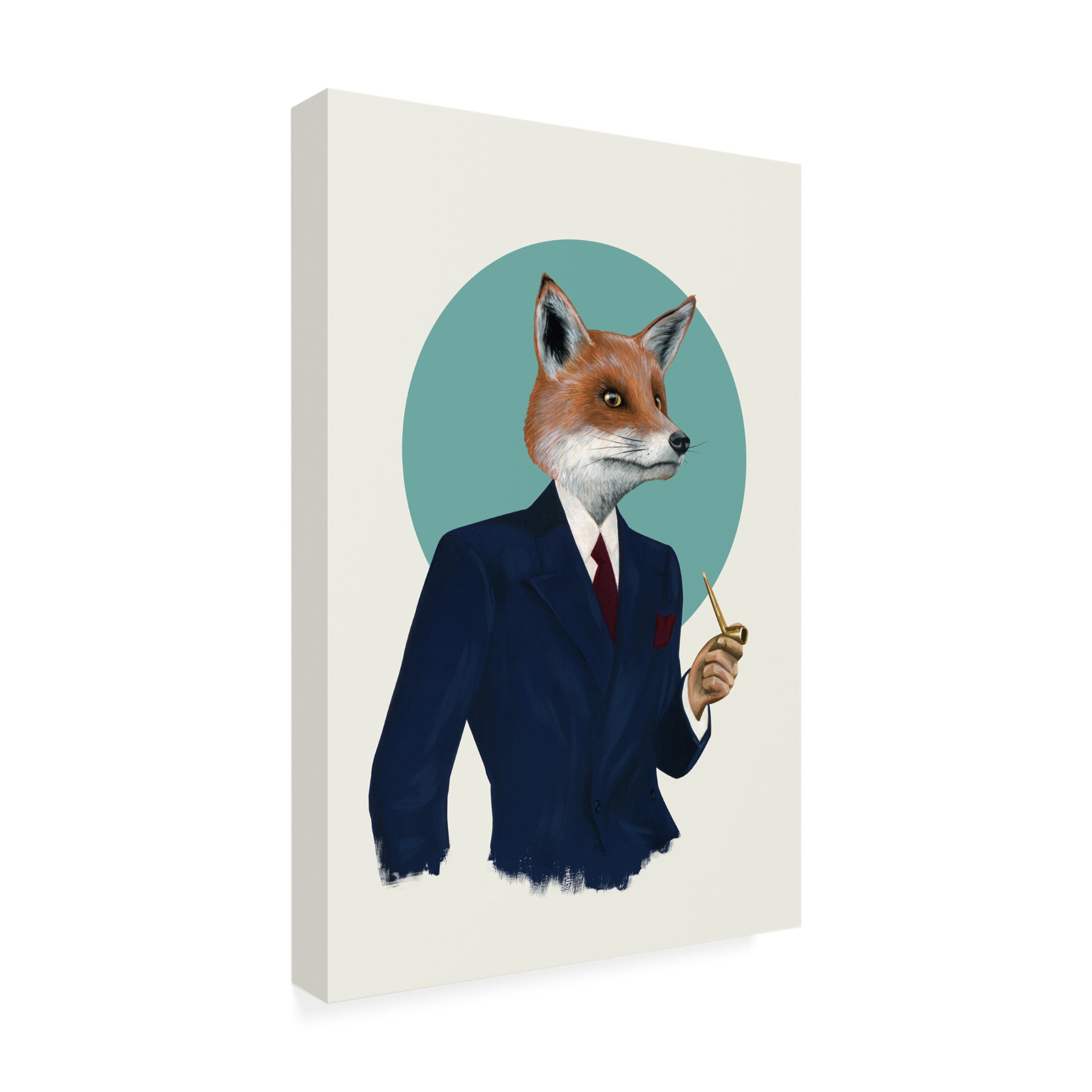 Trademark Fine Art Famous When Dead Mr Fox Canvas Wall Art