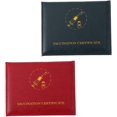 thumbnail image 1 of HUGFEGWE 4 Pcs Card Set Immunization Record Holder Cases Cards Slots Covers Driver s Licenses Case Leather Cards Covers Document Holder Sleeves Bag Protector Foldable Pu Leather 4x CJB91-56262, 1 of 9