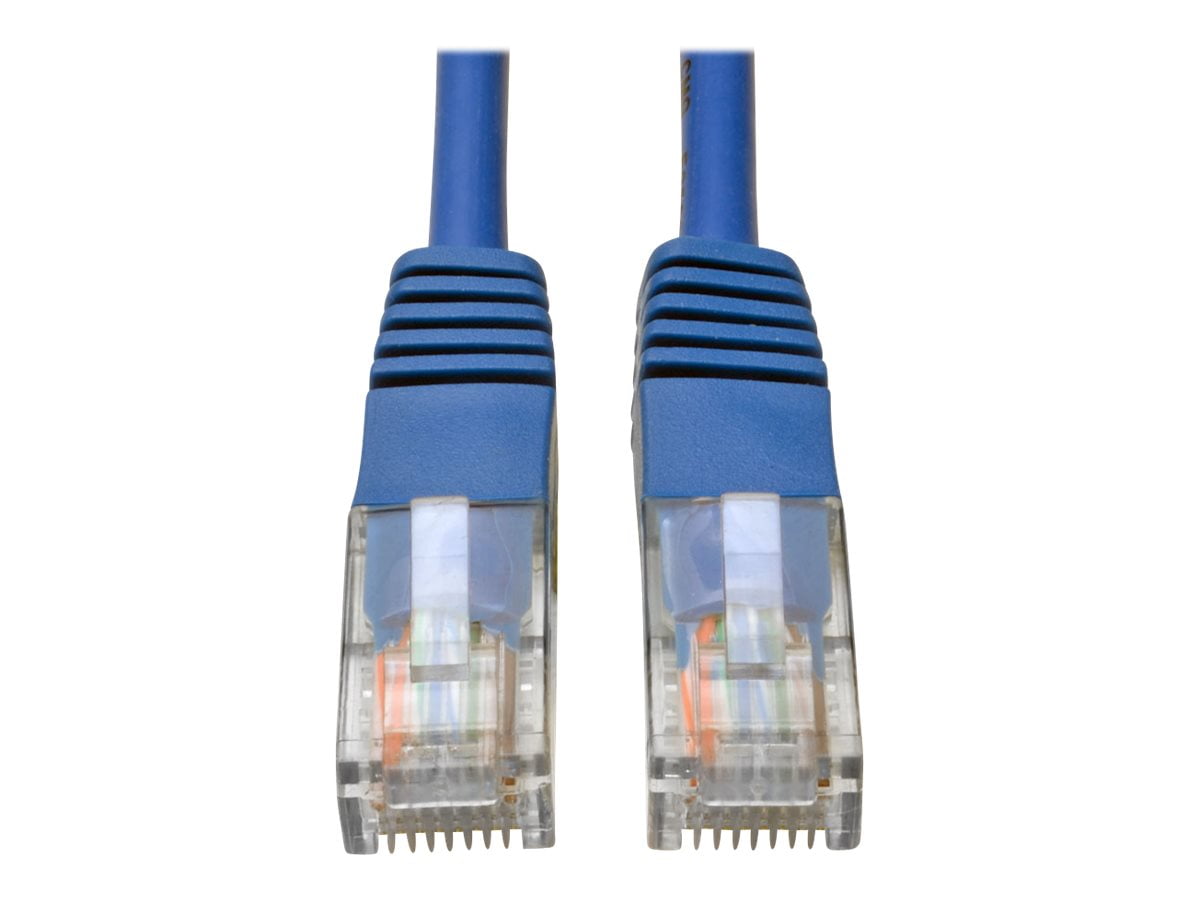 Tripp Lite 14ft Cat5e / Cat5 350MHz Molded Patch Cable RJ45 M/M Blue 14