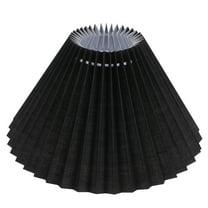 GETAJGHSD Black Pleated Lampshade 1Set 9.4x9.4x6.3in