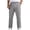 ☪463-Dark Gray, variant on Mens Casual Flax Pants Loose Fit Elastic Drawstring Waist Straight-Legs Summer Yoga Beach Long Pants