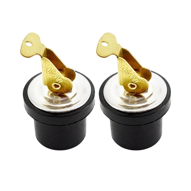 Marine City Bouchons Snap Lock Baitwell - 7/8 Pouces (Vendu par Lot de 2)