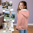 thumbnail image 5 of Uorisanigo Light Pink Kids Hoodies Lightweight Fall Winter Jacket Sweatshirts Long Sleeve Full-Zip Sweatshirts Jackets with Pockets Spring Autumn Warm Shirts, 5 of 7