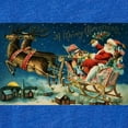 thumbnail image 2 of CafePress - Vintage Santa Claus Sleigh - Cute Infant Baby Football Bodysuit, 2 of 3